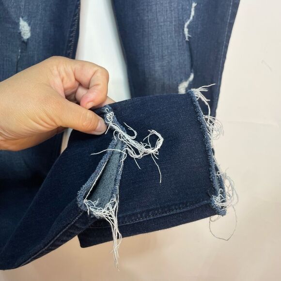 5 for $25🔥Hollister Distressed Raw Hem Skinny Jeans Size 7R (28W/30L) - Picture 3 of 7